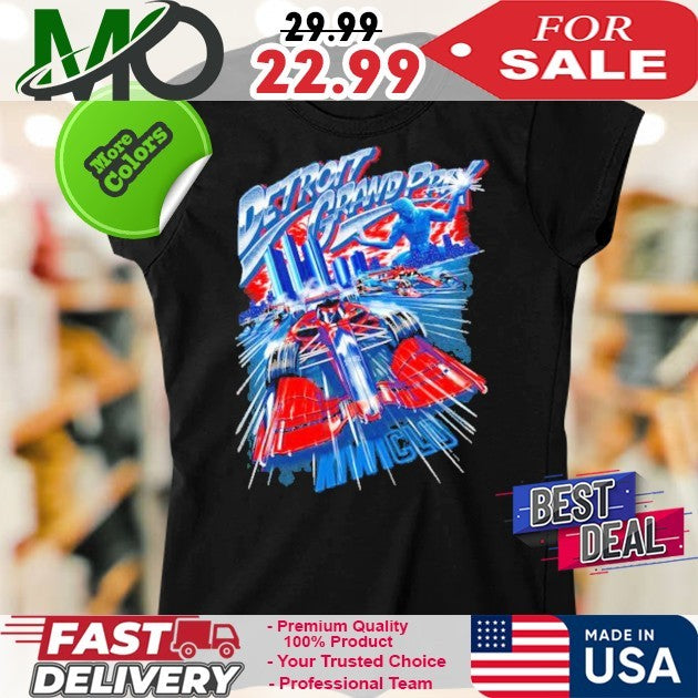 Kiwiclo Detroit Grand Prix F1 Racing Long Sleeve Shirt