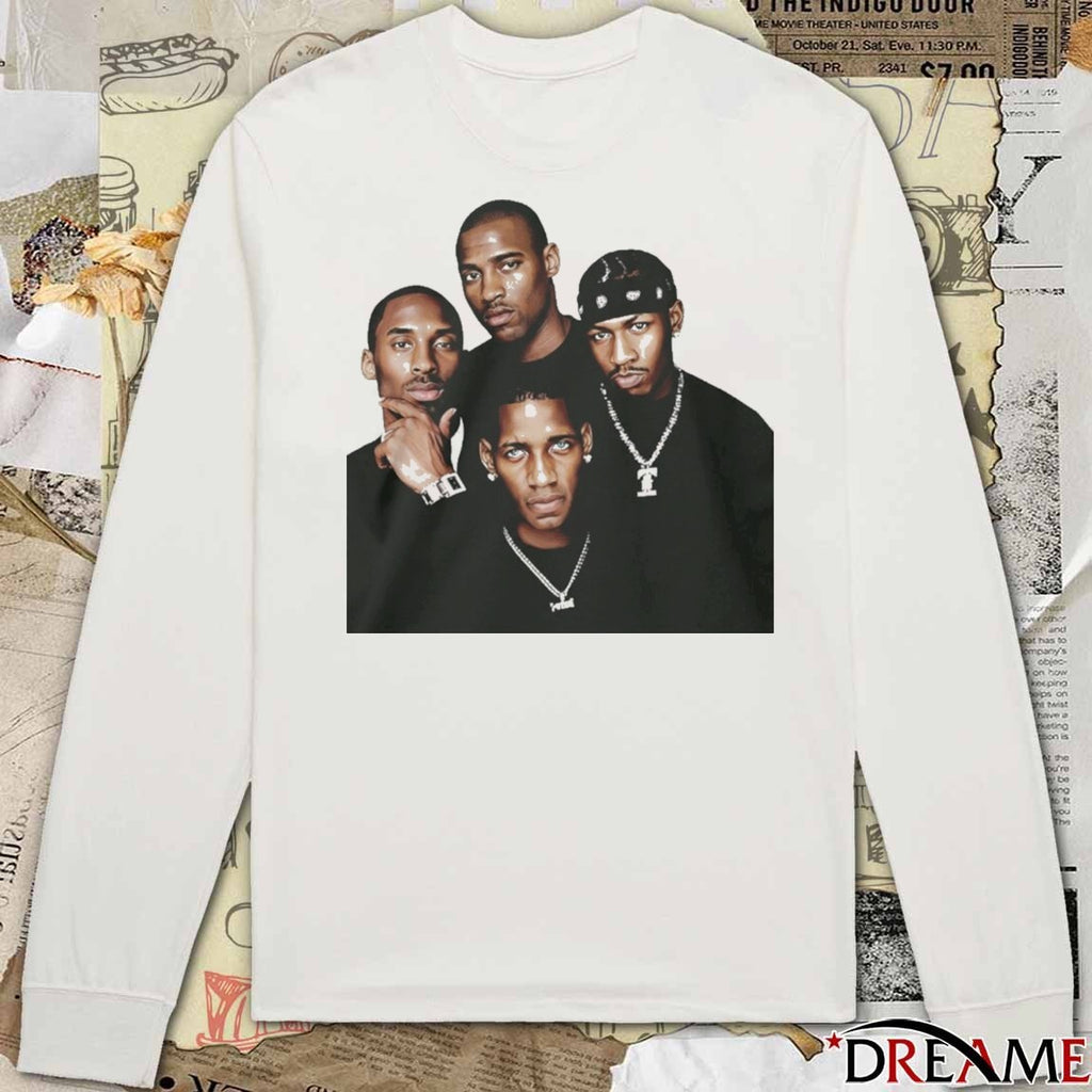 Kobe Iverson T Mac Carter Basketball Legends Art t-shirt