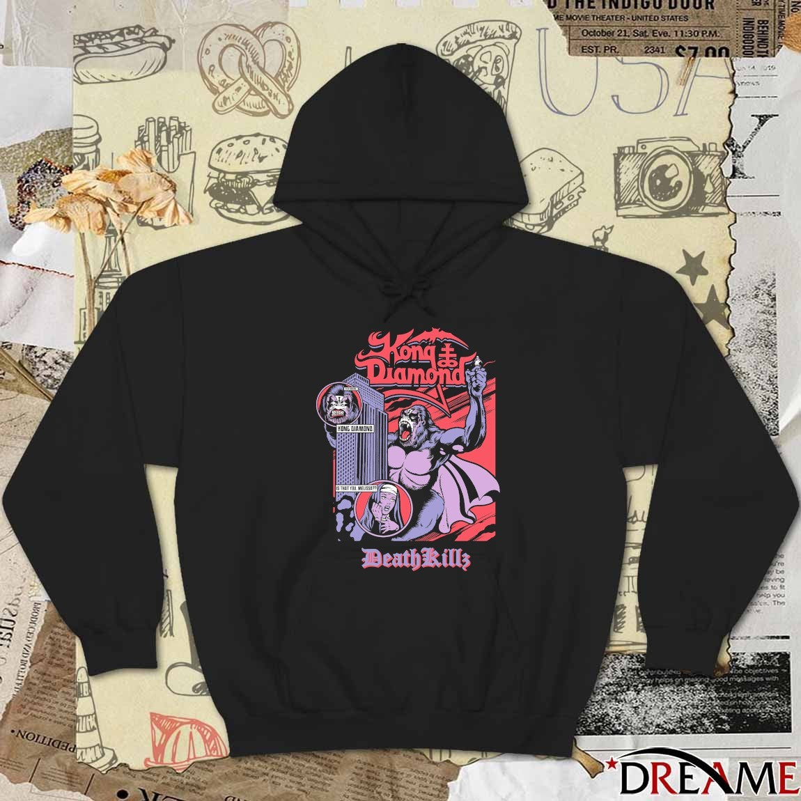 Kong Diamond Is That You Melissa Death Kills t-shirt