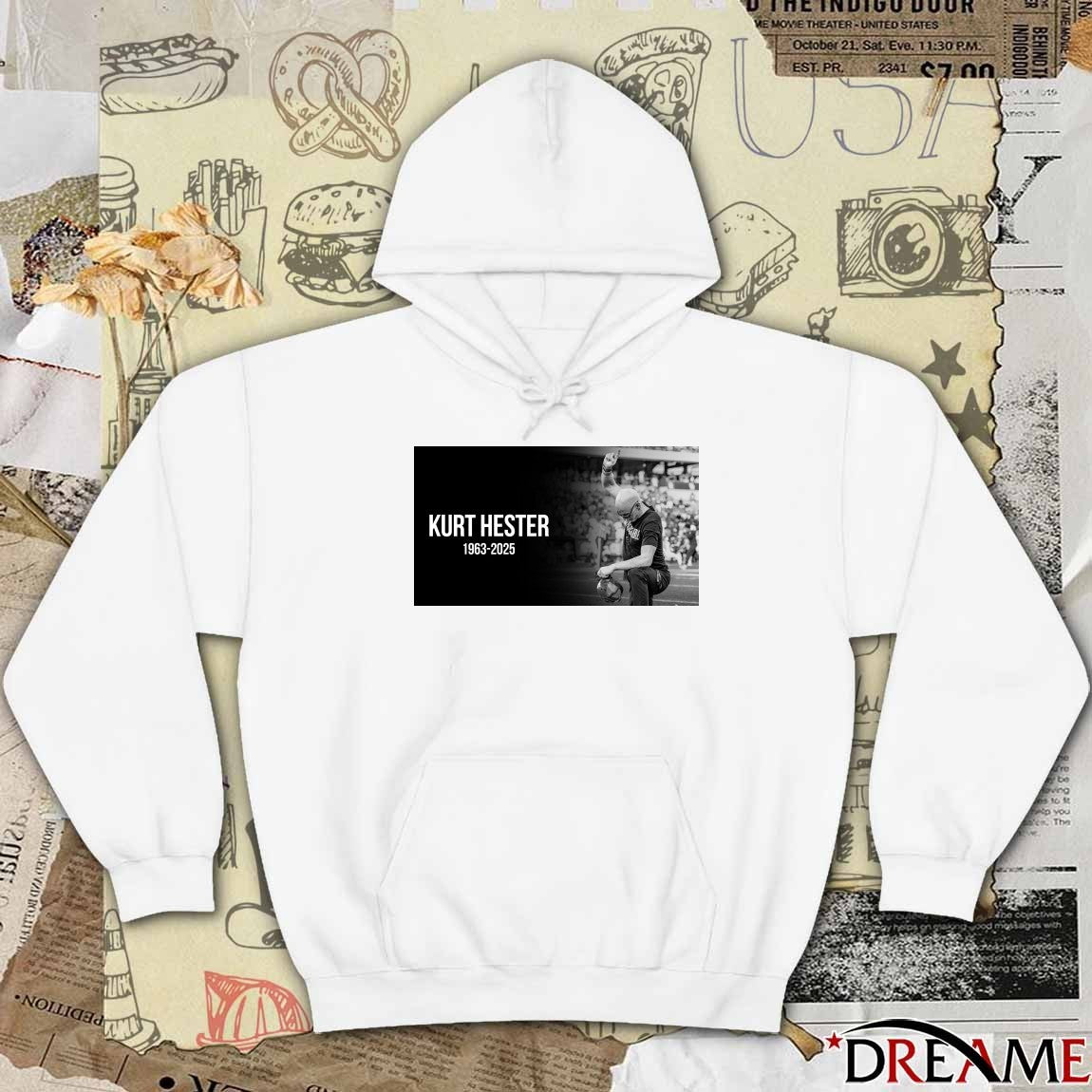 Kurt Hester Passing Away Earlier Today 1963 – 2025 Houston Football Poster t-shirt