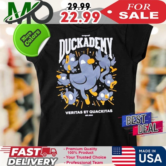 Kurzgesagt Duckademy Veritas Et Quackity Shirt
