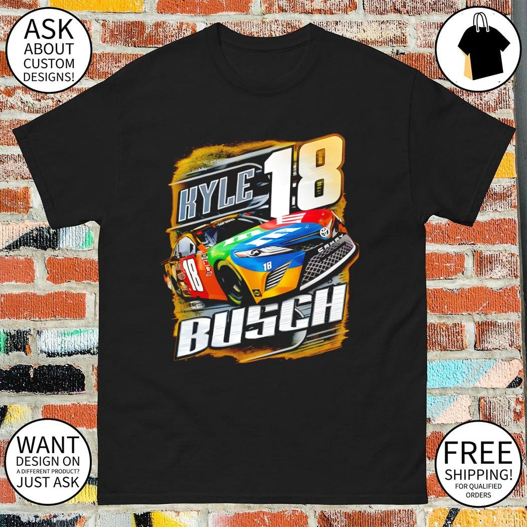 Kyle Busch 18 Nascar Racing Toyota Camry Race Car shirt