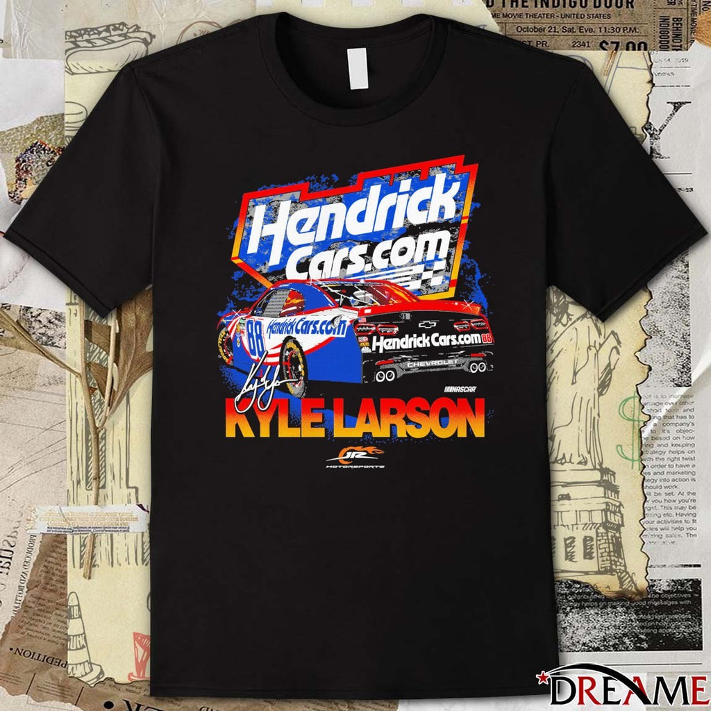 Kyle Larson Hendrick Cars.com Chevrolet NASCAR JRP Signature t-shirt