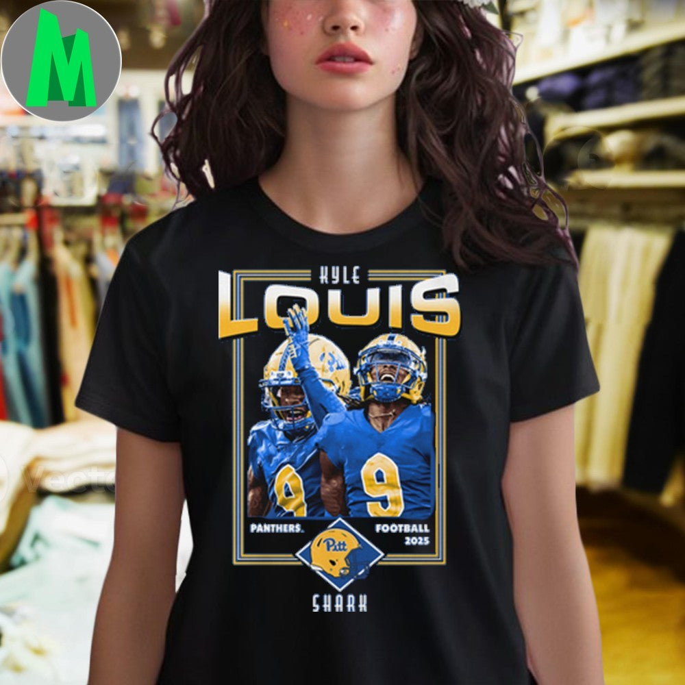 Kyle Louis Pitt Panthers Football 2025 Shark Shirt