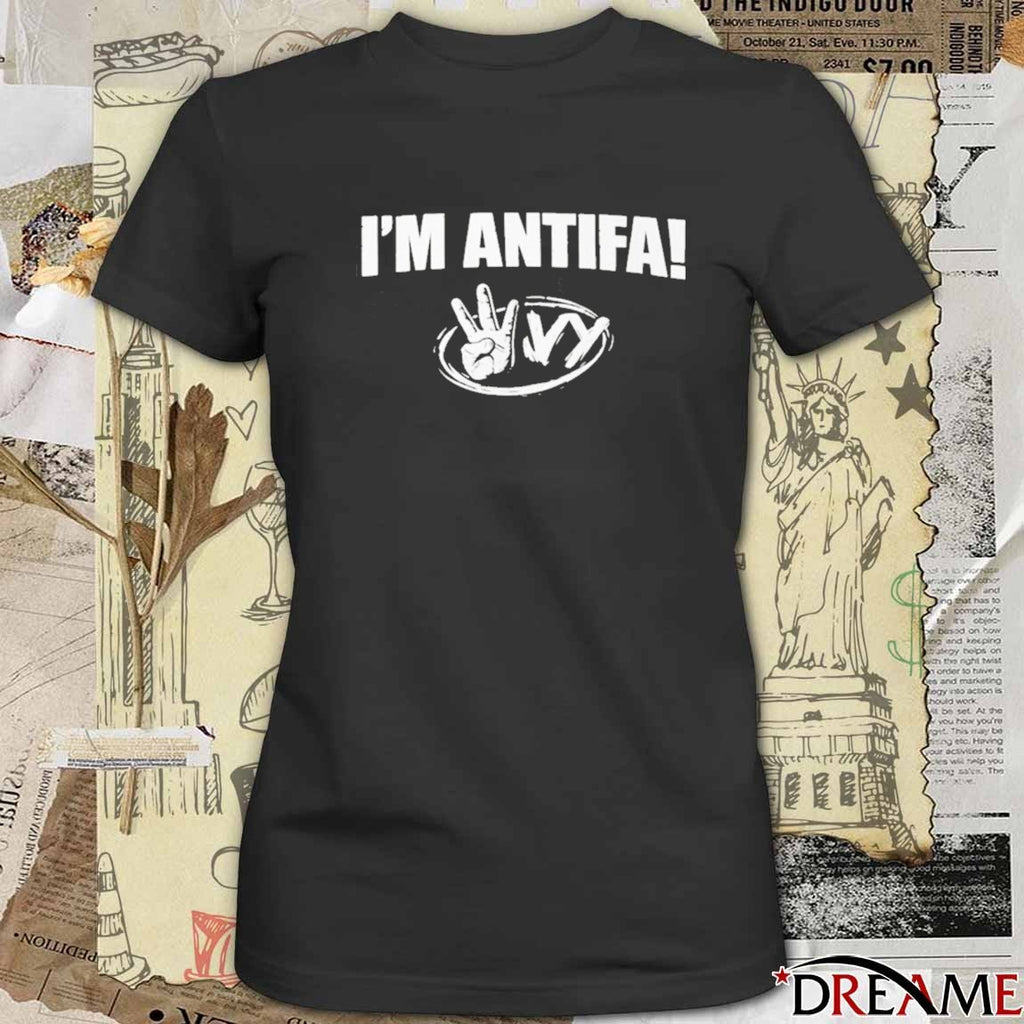 Kyle Wagner With I’m Antifa t-shirt