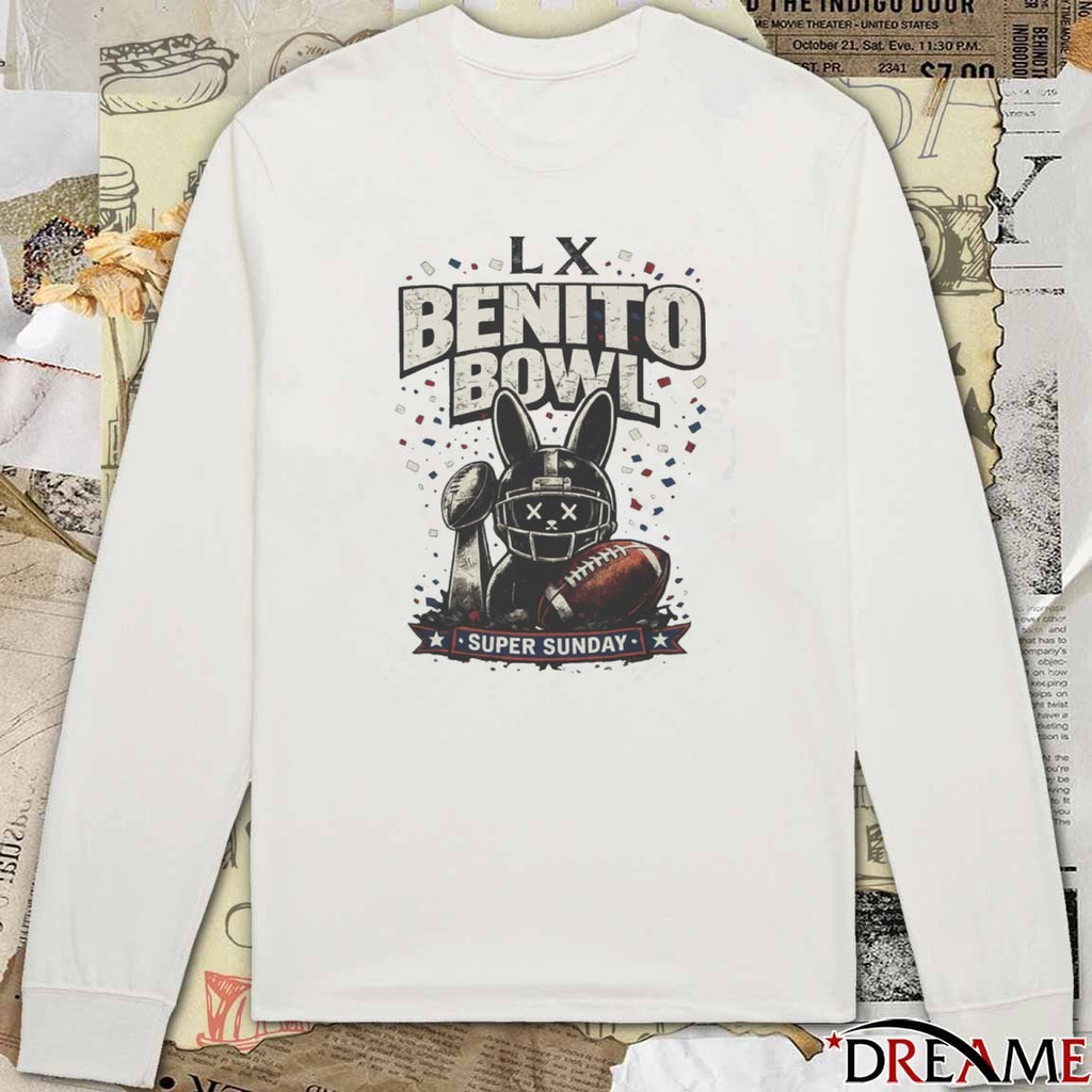 LX Benito Bowl Team Benito Super Sunday 2026 t-shirt