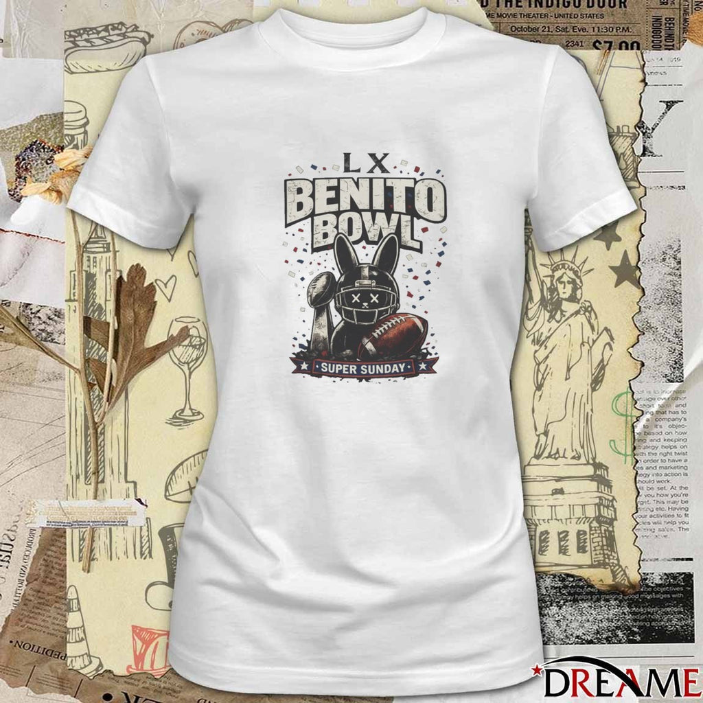LX Benito Bowl Team Benito Super Sunday 2026 t-shirt