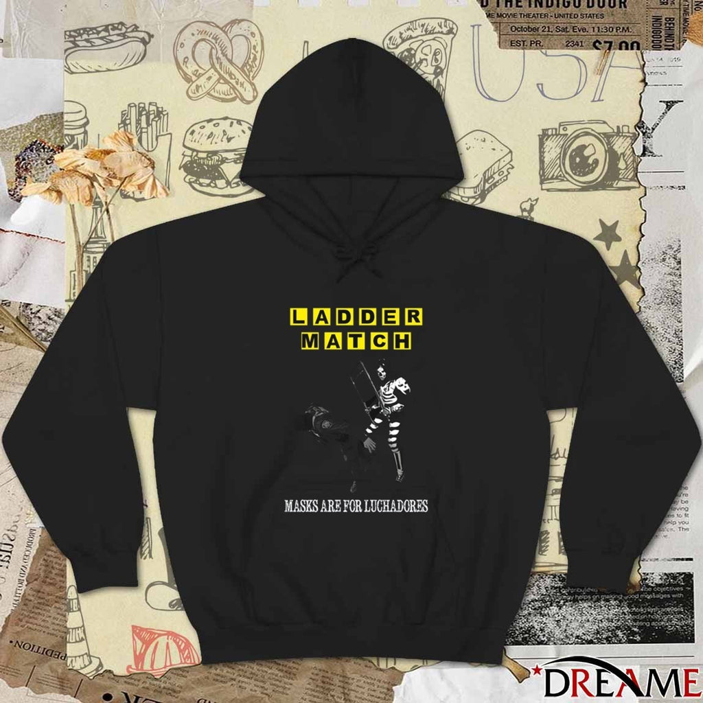 Ladder Match Masks Are For Luchadores Chairshot ICE t-shirt