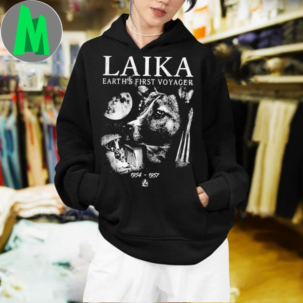 Laika Earth’s First Voyager Space Dog 1954-1957 Shirt