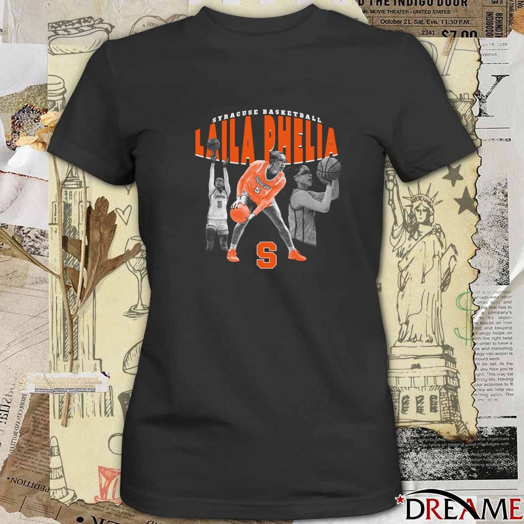 Laila Phelia Syracuse Orange Basketball 90s Graphic t-shirt
