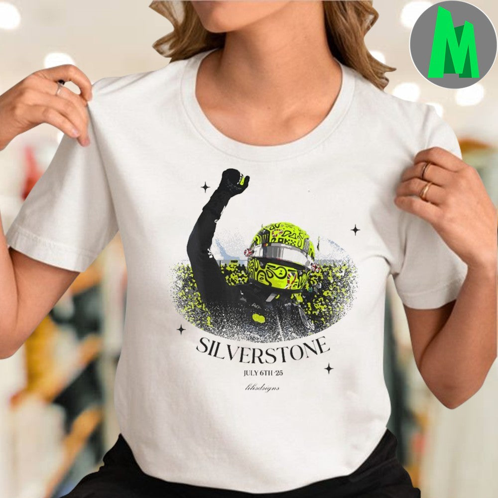 Lando Norris Silverstone 2025 F1 Victory Fan T-Shirt