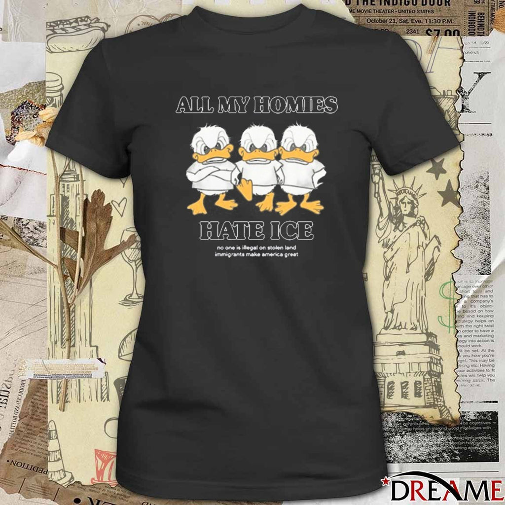 Larry Nance Jr All My Homies Hate ICE No One Is Illegal On Stolen Land t-shirt