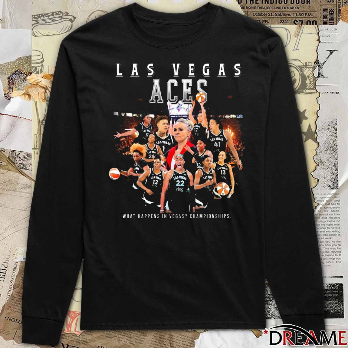 Las Vegas Aces 2025 WNBA What Happens In Vegas Championship t-shirt