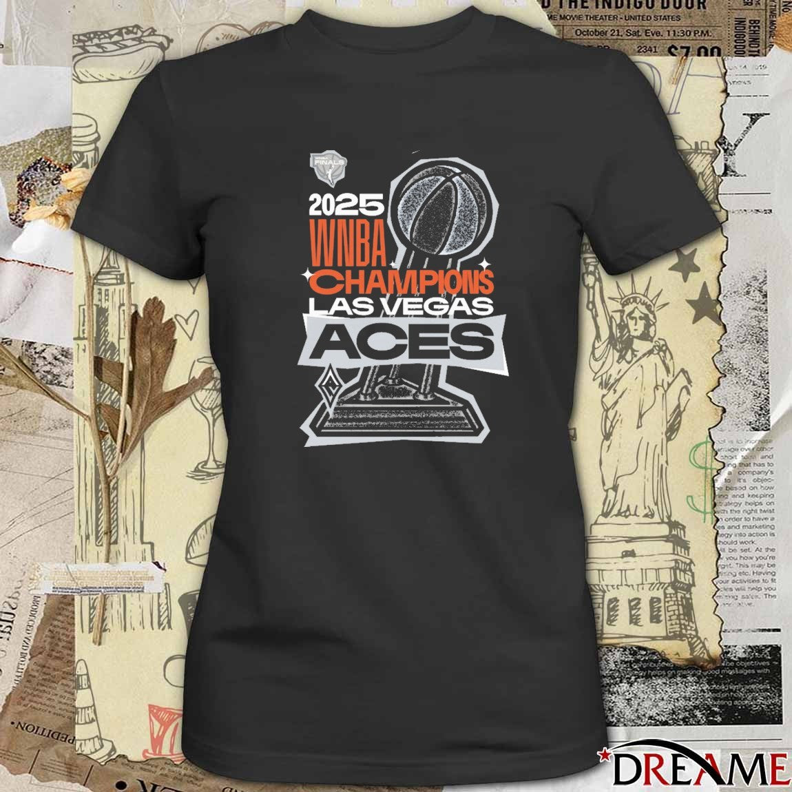 Las Vegas Aces Basketball 2025 WNBA Finals Champions Locker Room t-shirt