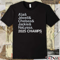 Las Vegas Aces Basketball Ampersand 2025 Champs A’ja Jewell Chelsea Jackie Nalyssa t-shirt