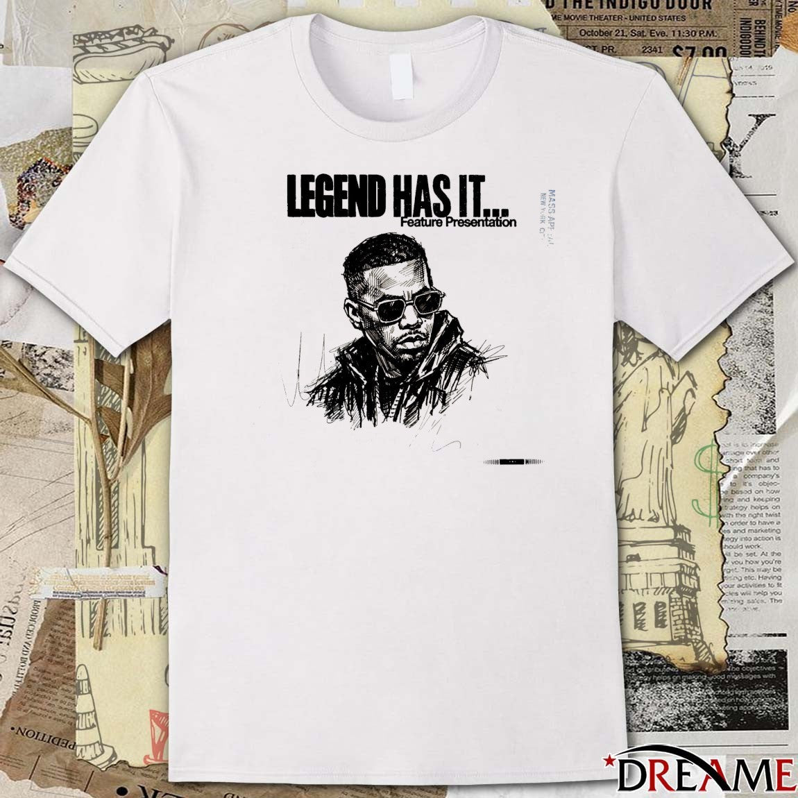 Legend Has It Feature Presentation 2025 Nas t-shirt