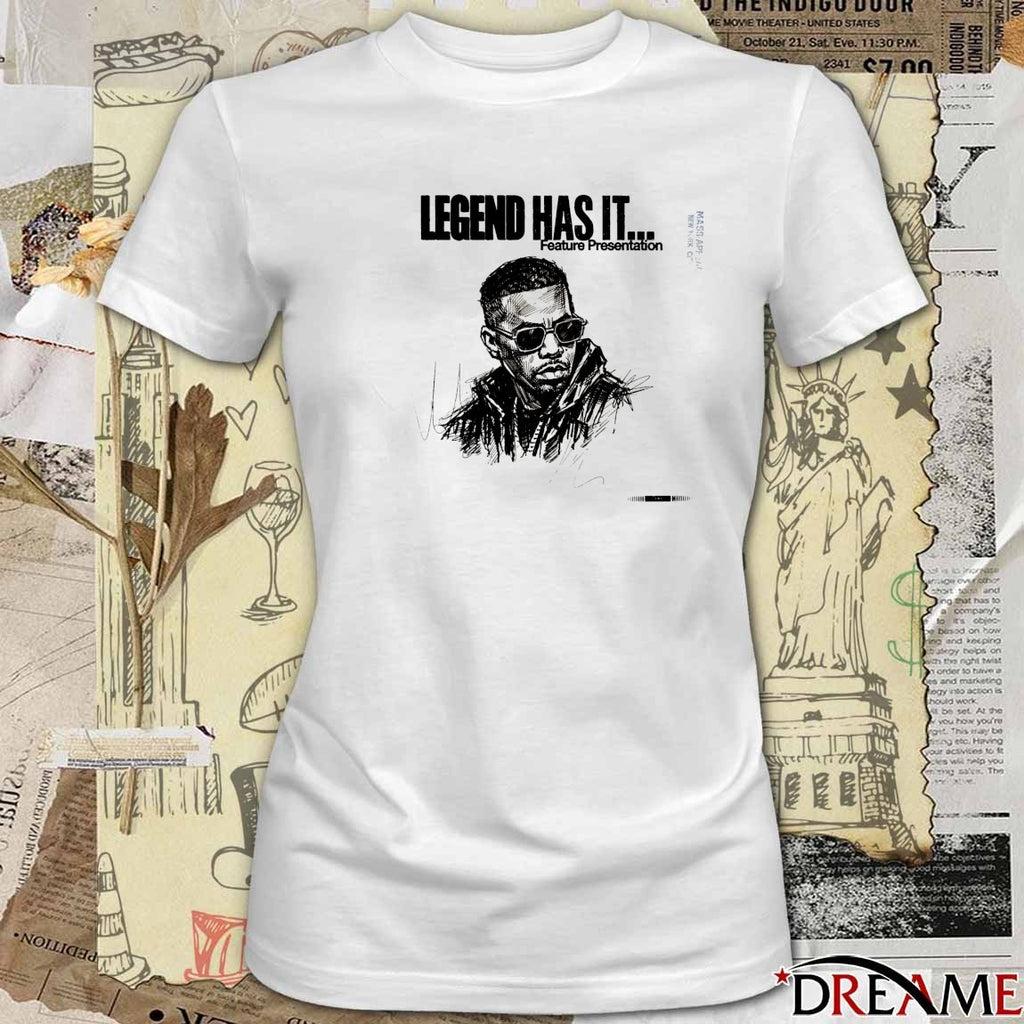 Legend Has It Feature Presentation 2025 Nas t-shirt