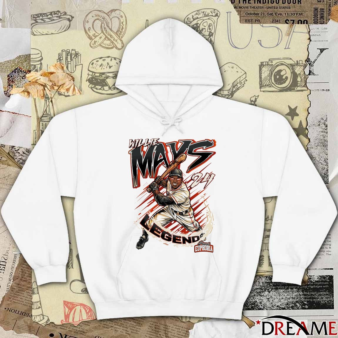 Legend Willie Mays San Francisco Giants MLB Planet Euphoria Artwork 2026 t-shirt