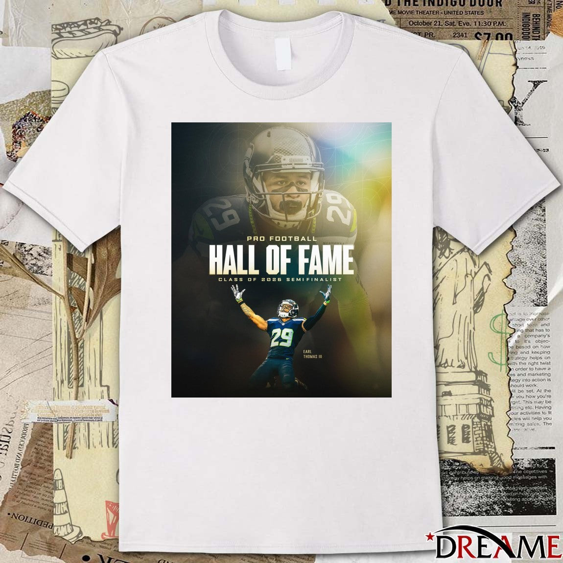 Legendary Earl Thomas III is a Hall of Fame 2026 Semifinalist Poster t-shirt