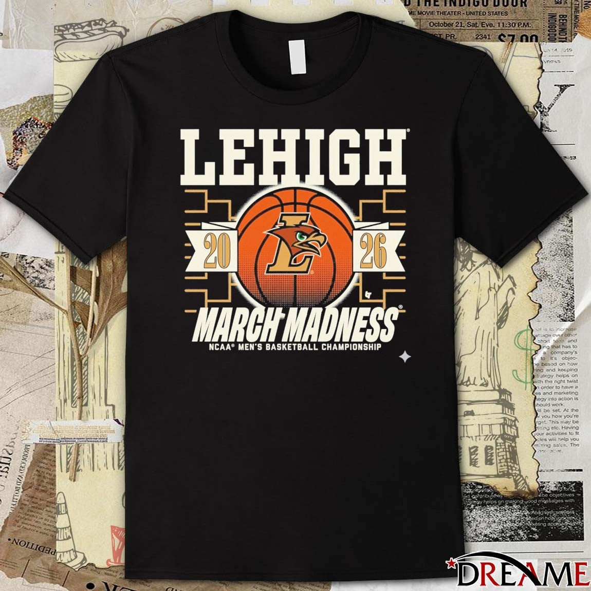 Lehigh Mountain Hawks MBB 2026 NCAA Men’s Basketball Championship March Madness t-shirt
