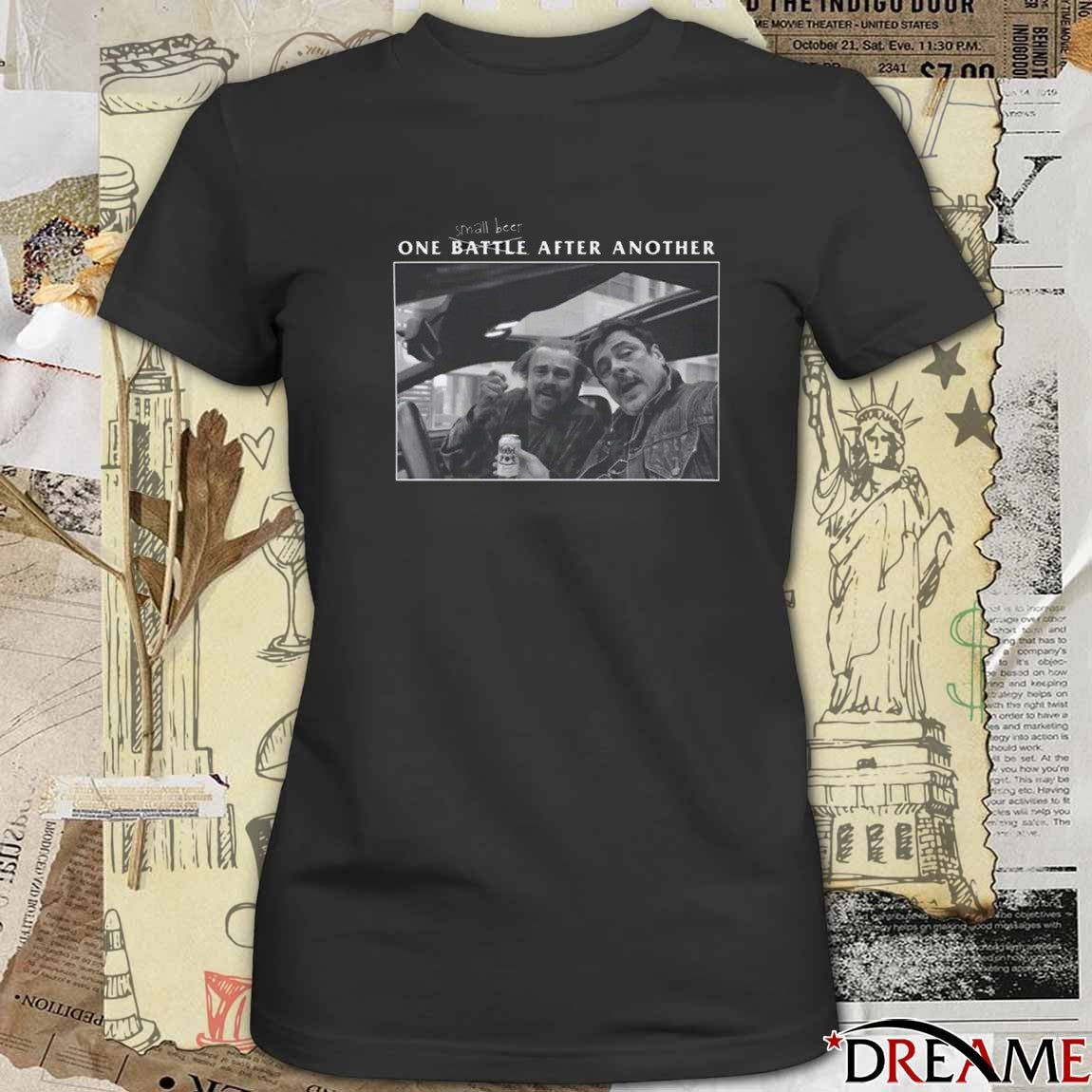 Leonardo DiCaprio and Benicio del Toro One Small Beer After Another Photo t-shirt