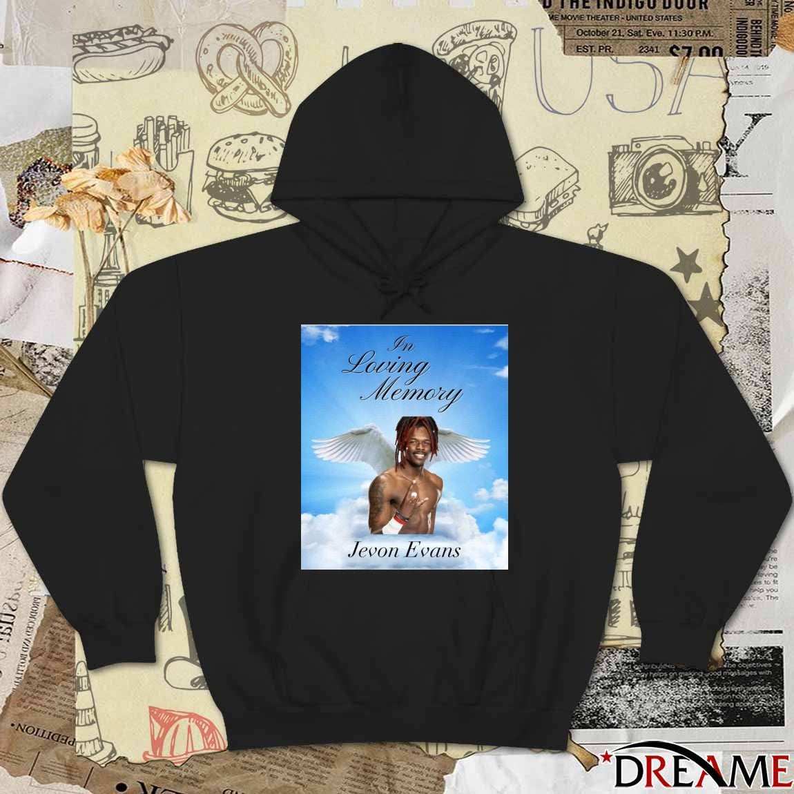Levon Evans In Loving Memory Poster t-shirt
