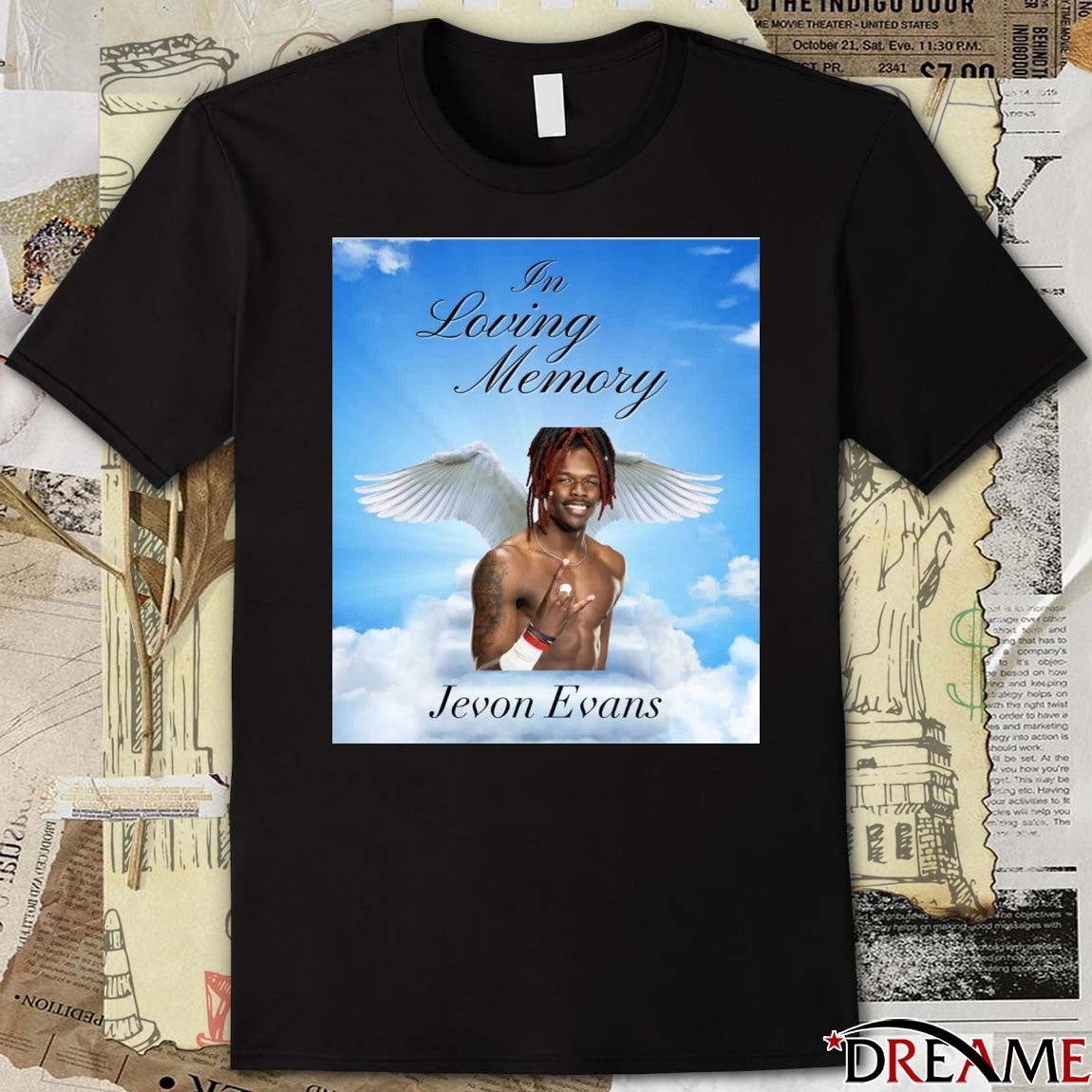 Levon Evans In Loving Memory Poster t-shirt