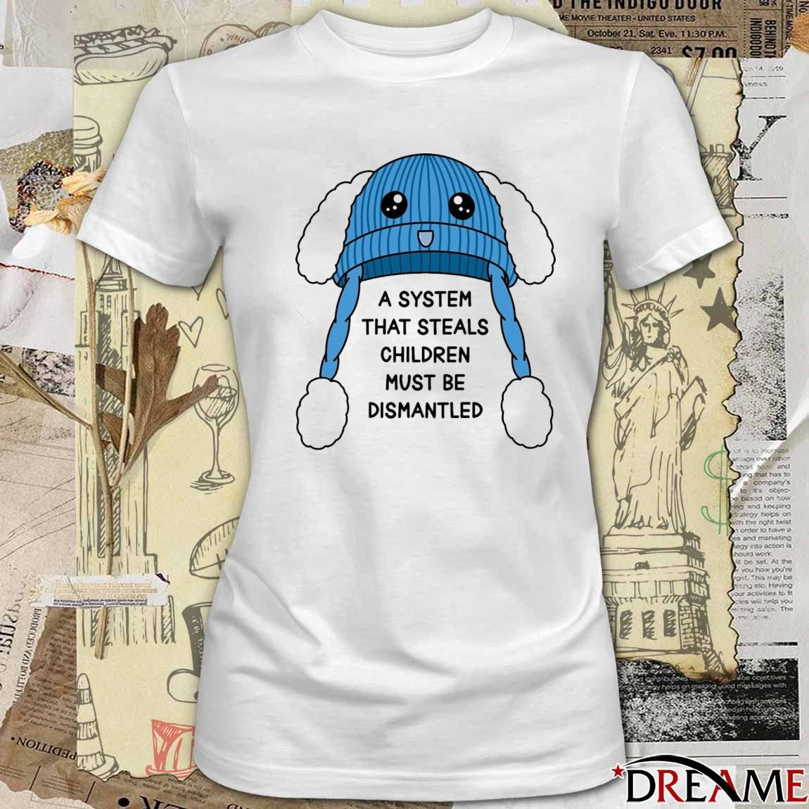 Liam Conejo Ramos A System That Steals Children Must Be Dismantled t-shirt