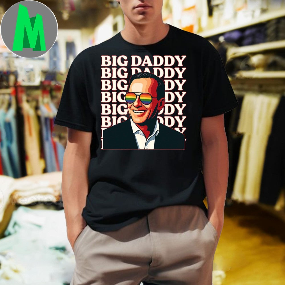 Liberal Team With Mark Carney Big Daddy Toronto Pride 2025 T-Shirt