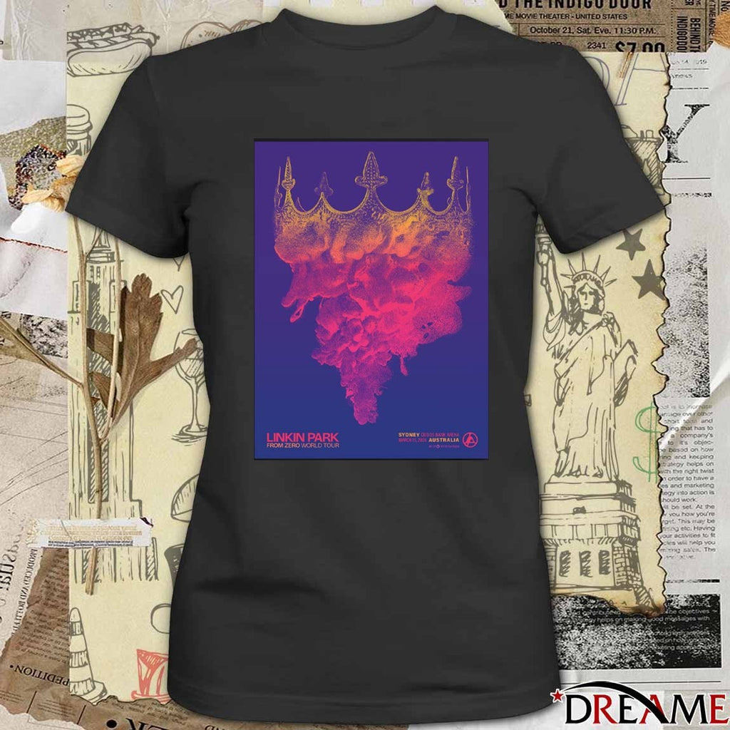 Linkin Park From Zero World Tour 2026 Sydney Australia Night 2 Gig Qudos Bank Arena March 15 t-shirt