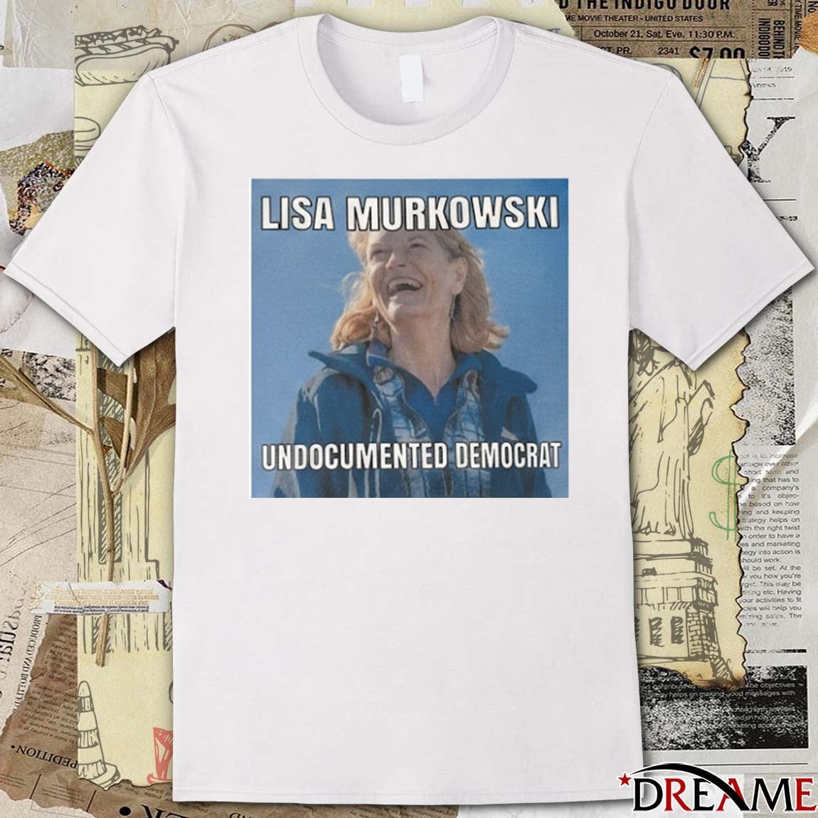 Lisa Murkowski Undocumented Democrat 2026 t-shirt