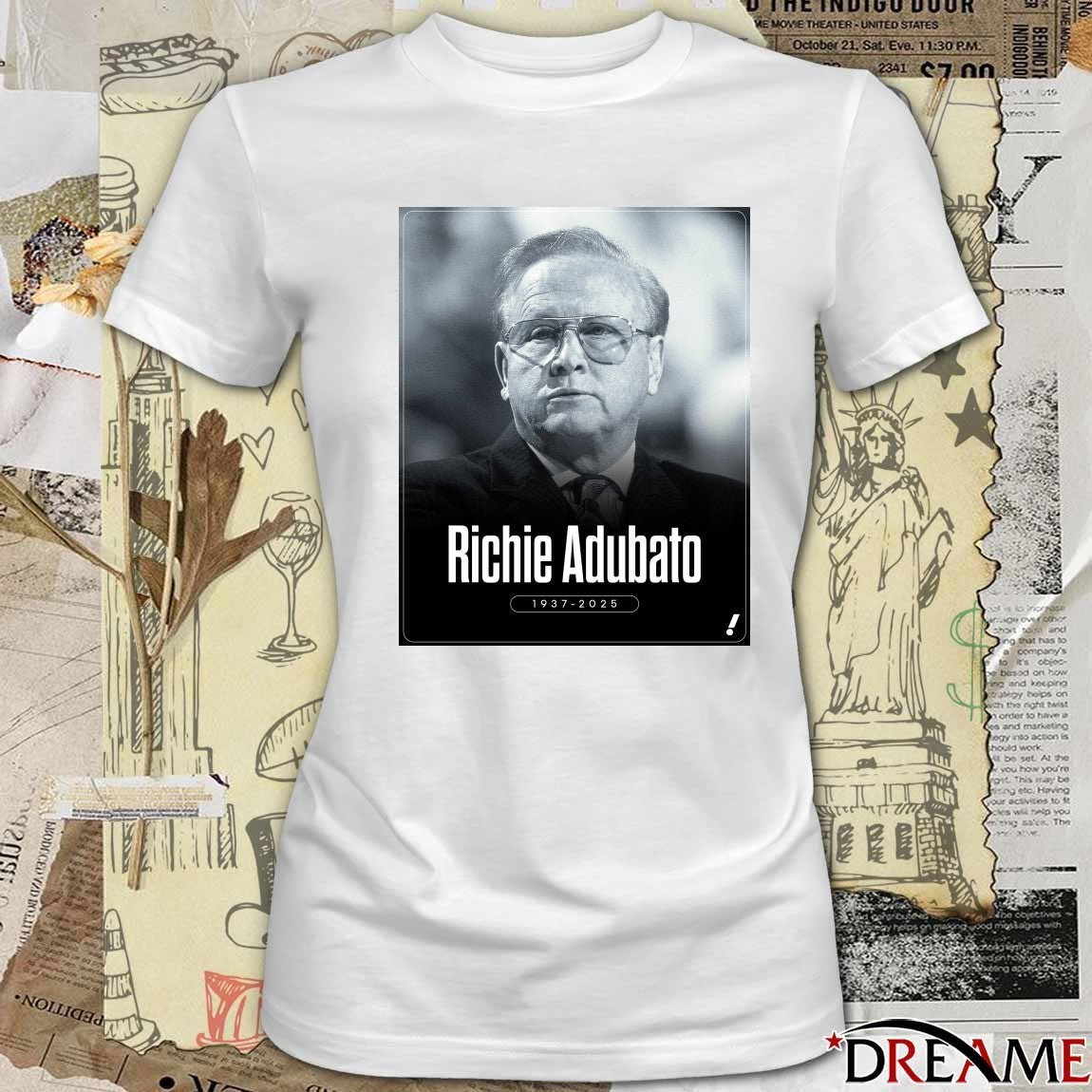 Longtime NBA and WNBA coach Richie Adubato has passed away 1937 – 2025 Poster t-shirt