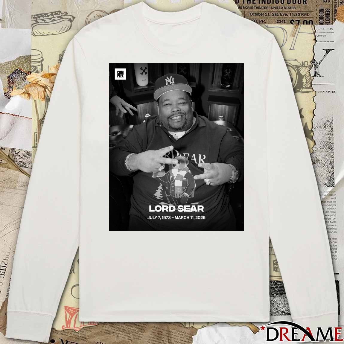 Lord Sear July 7 1973 – March 11 2026 Poster t-shirt