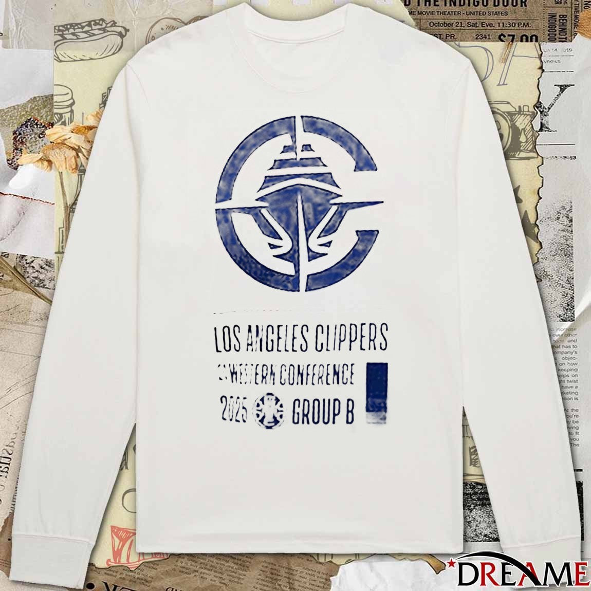 Los Angeles Clippers Western Conference 2025 Group B t-shirt
