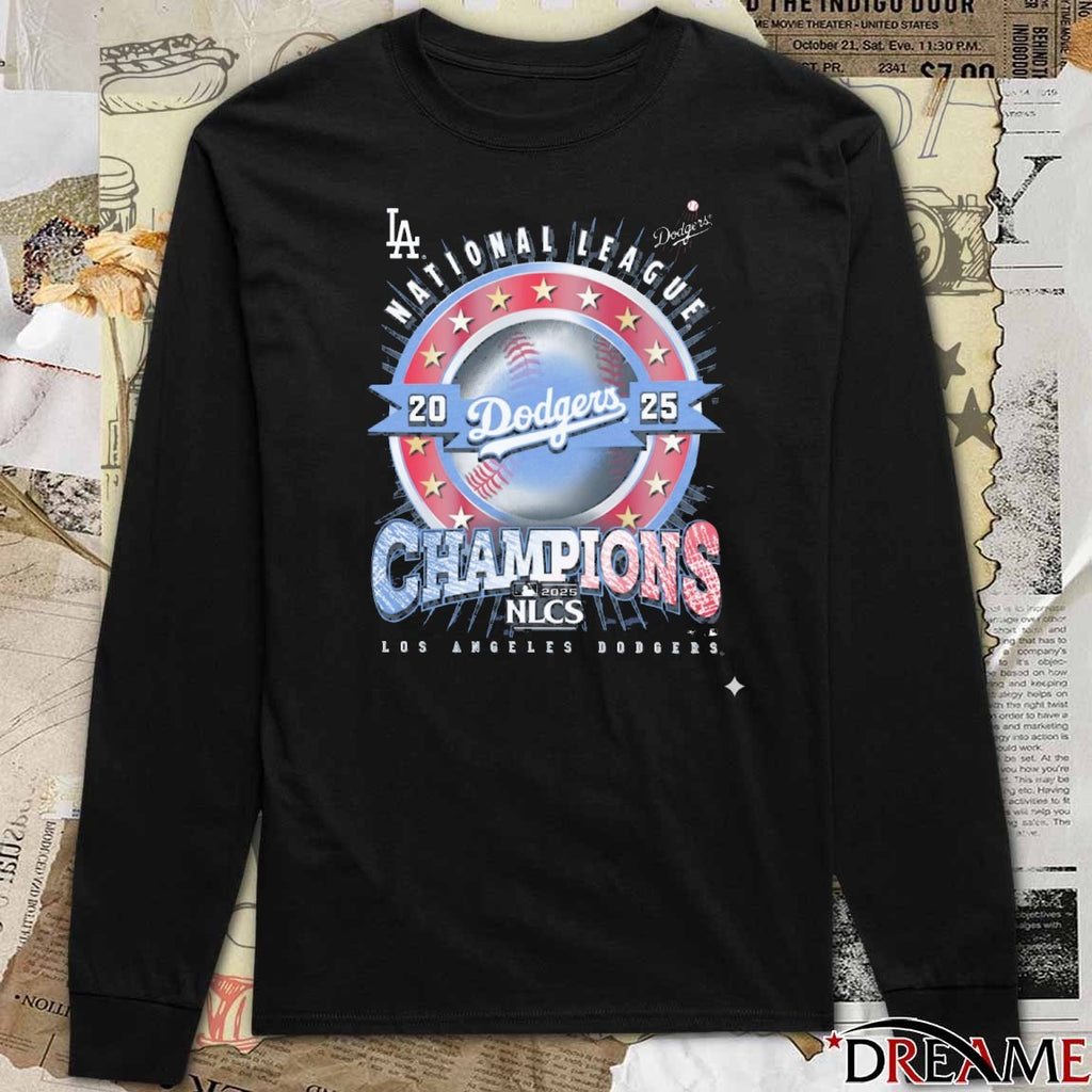 Los Angeles Dodgers 47 MLB 2025 NLCS National League Champions t-shirt