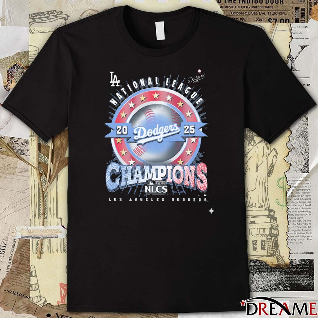 Los Angeles Dodgers 47 MLB 2025 NLCS National League Champions t-shirt