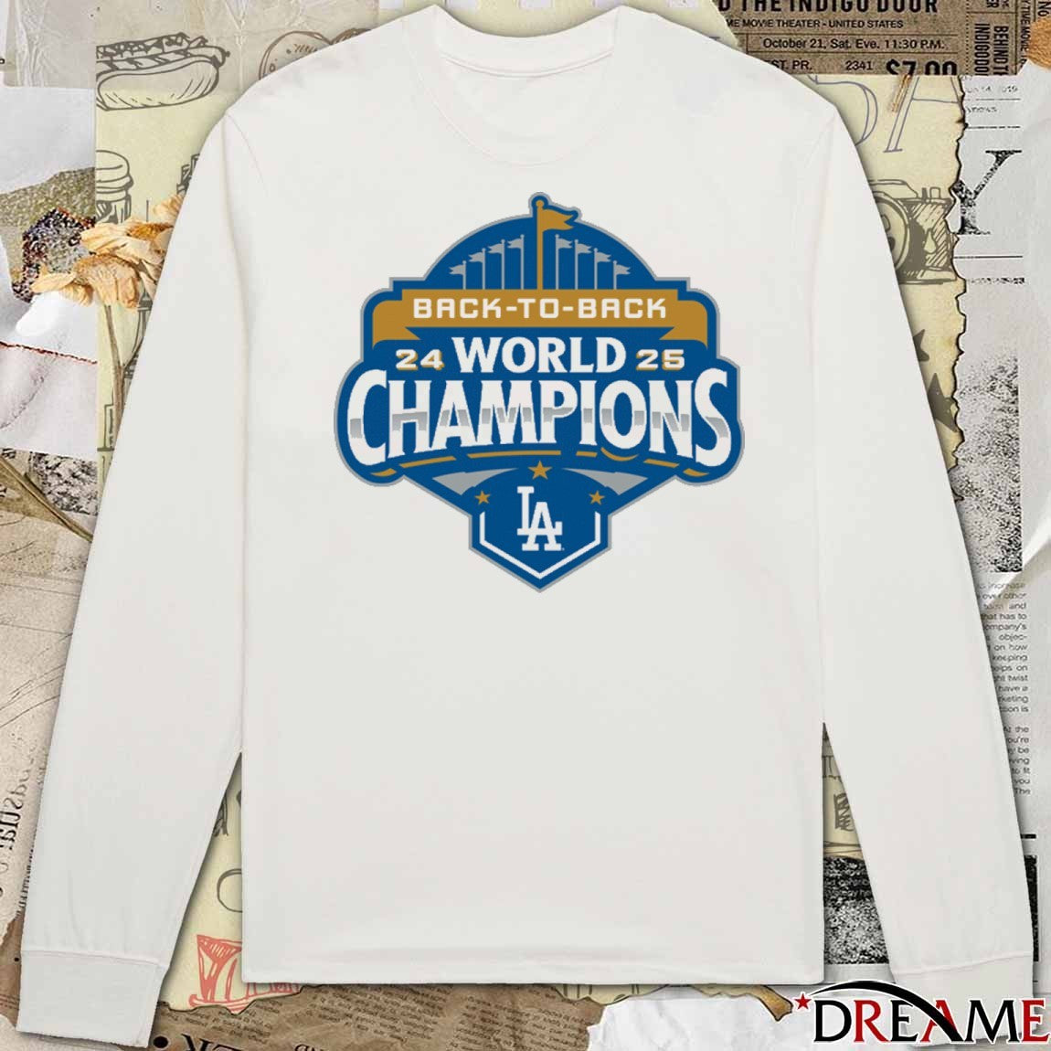 Los Angeles Dodgers Defeat Toronto Blue Jays 2025 Back-to-Back World Champions Logo t-shirt