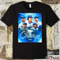 Los Angeles Dodgers MLB 2025 Back To Back National League Champs FOX Poster t-shirt