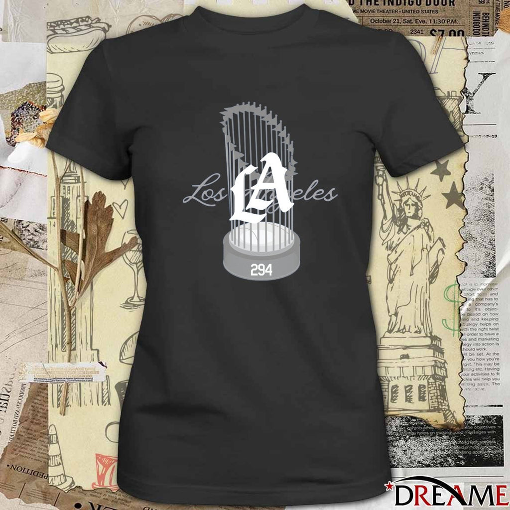 Los Angeles Dodgers MLB 2025 Back to Back World Series Champs Trophy 294 t-shirt