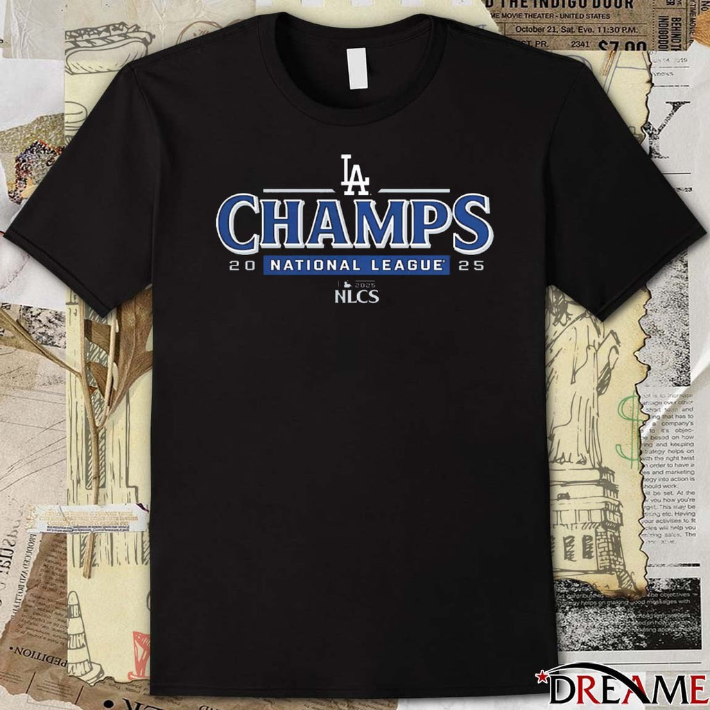 Los Angeles Dodgers MLB 2025 NLCS Champions National League Roster t-shirt