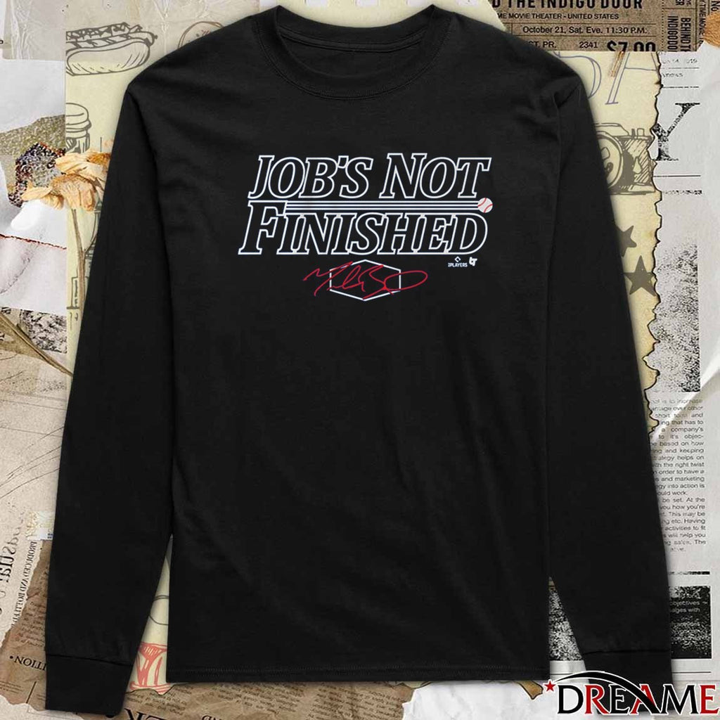 Los Angeles Dodgers MLB 2025 NLCS Job’s Not Finished Signature t-shirt