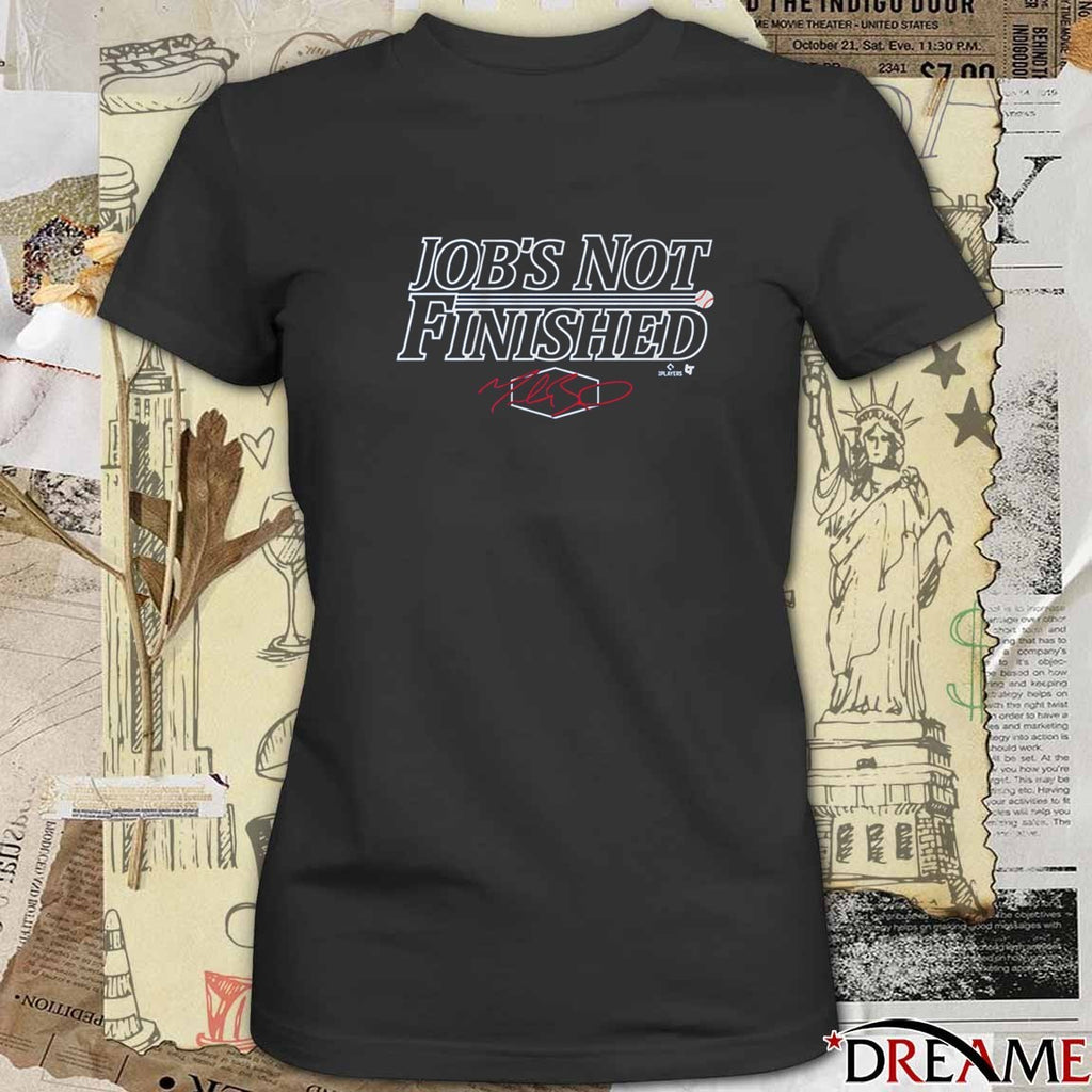 Los Angeles Dodgers MLB 2025 NLCS Job’s Not Finished Signature t-shirt