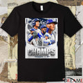 Los Angeles Dodgers MLB 2025 National League Champs Postseason Back To The World Series Poster t-shirt