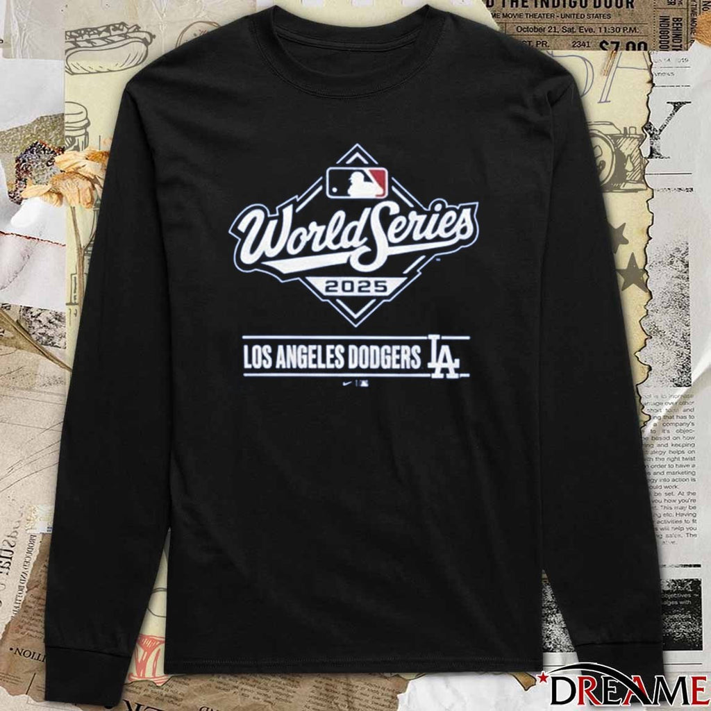 Los Angeles Dodgers MLB Baseball 2025 NLCS World Series National League Champions Icon t-shirt