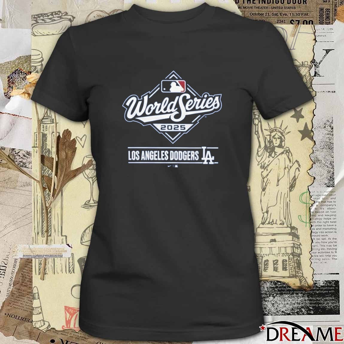 Los Angeles Dodgers MLB Baseball 2025 NLCS World Series National League Champions Icon t-shirt