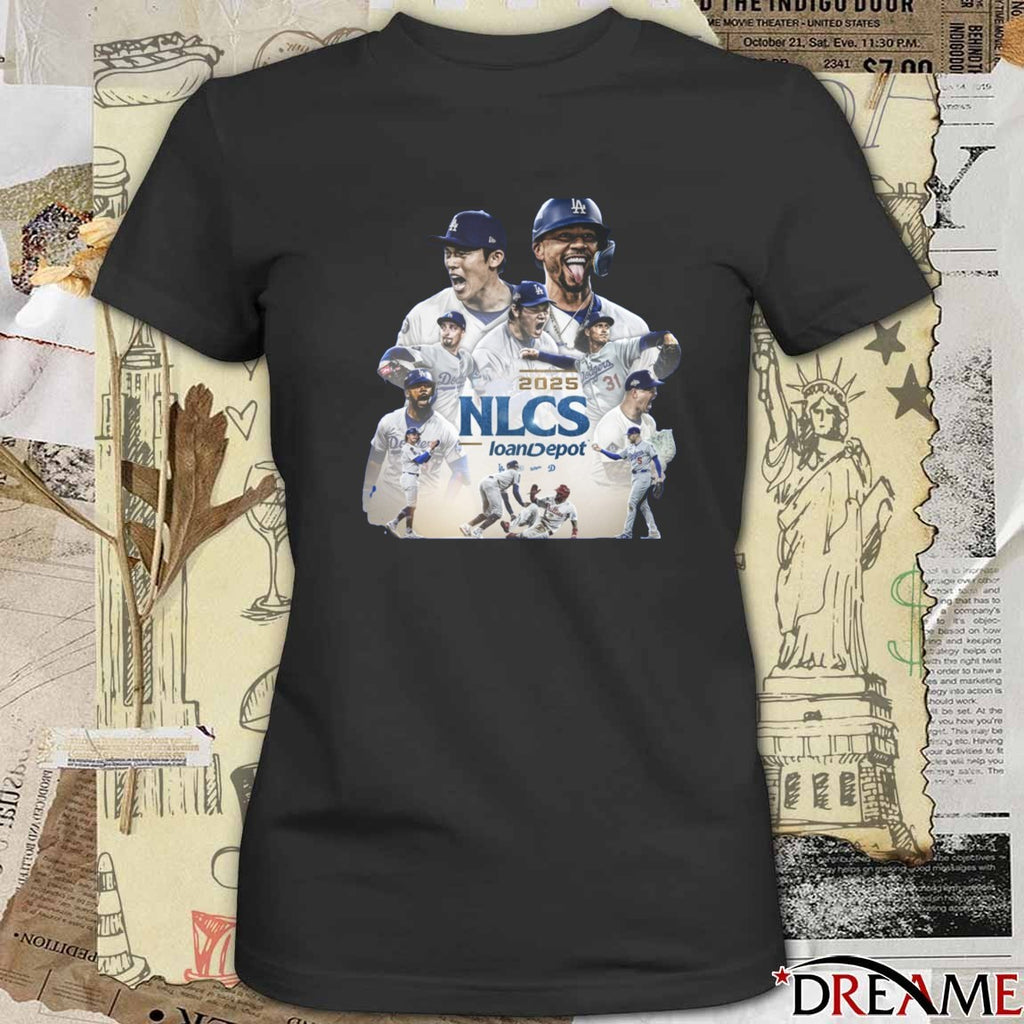 Los Angeles Dodgers NLCS Bound loanDepot MLB 2025 Graphic t-shirt