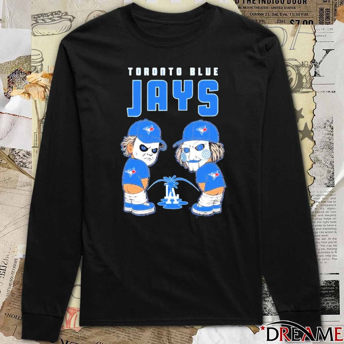 Los Angeles Dodgers Peeing Toronto Blue Jays MLB World Series 2025 t-shirt