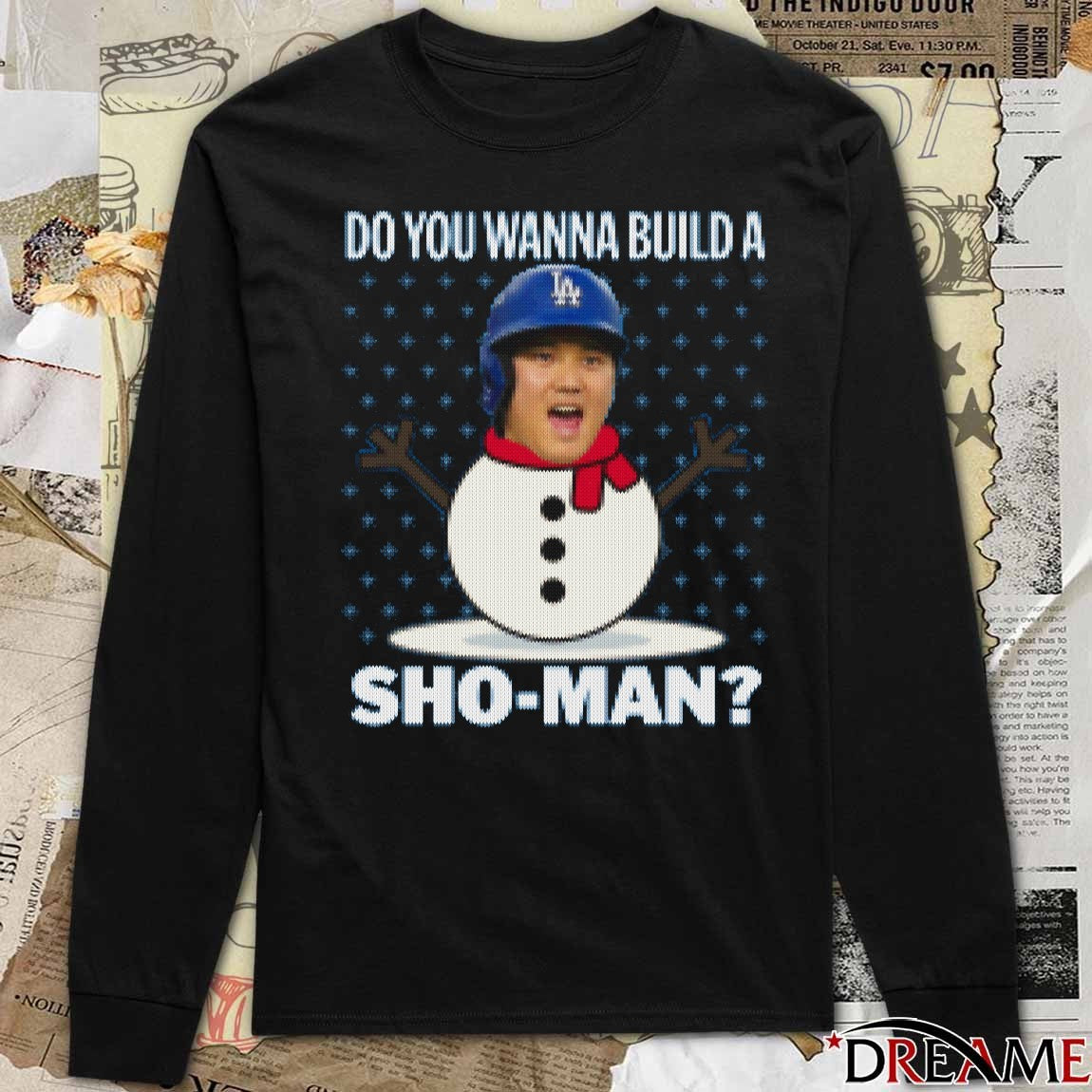 Los Angeles Dodgers Sho-man Ugly Holiday Sweater Shohei Ohtani t-shirt
