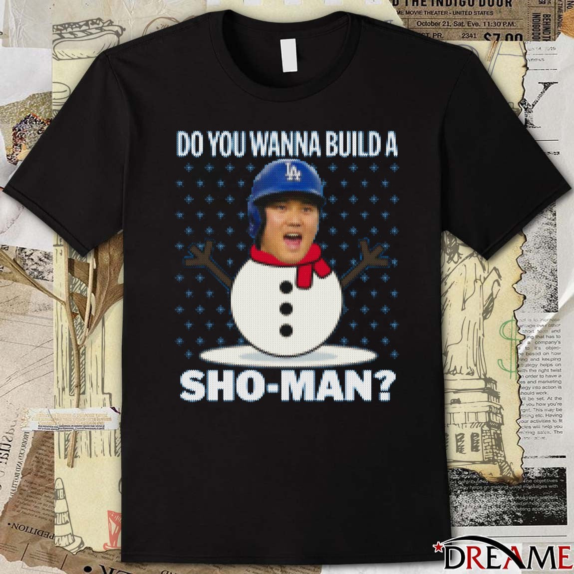 Los Angeles Dodgers Sho-man Ugly Holiday Sweater Shohei Ohtani t-shirt