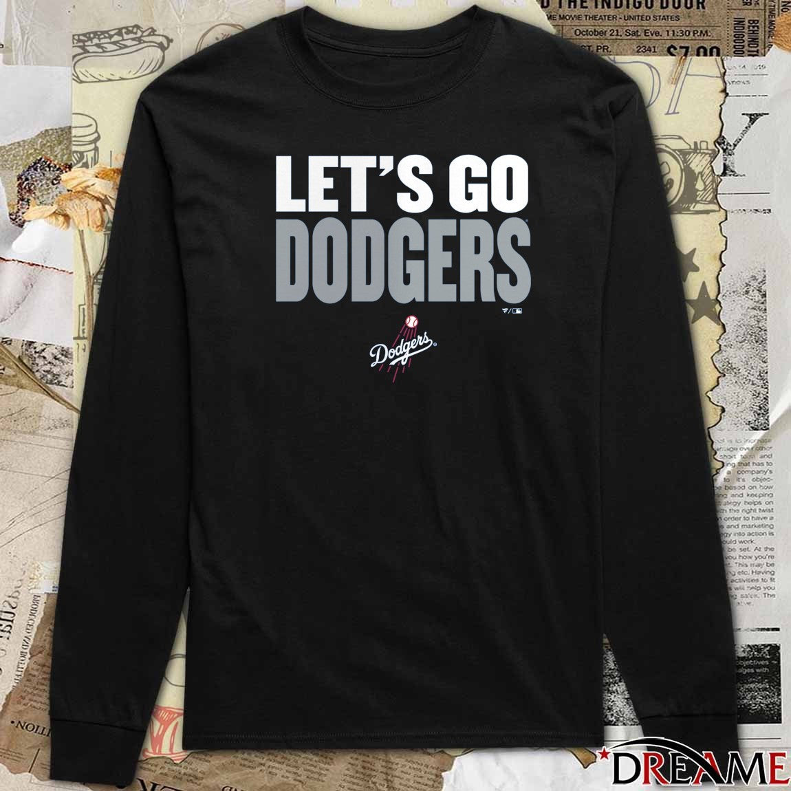 Los Angeles Dodgers Slogan Let’s Go Dodgers MLB 2025 t-shirt